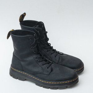 DR. MARTENS MENS COMBS COMBAT FALL WINTER CASUAL BOOT SIZE 9